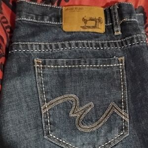 Marc Ecko Dark Blue Relaxed Men Jeans